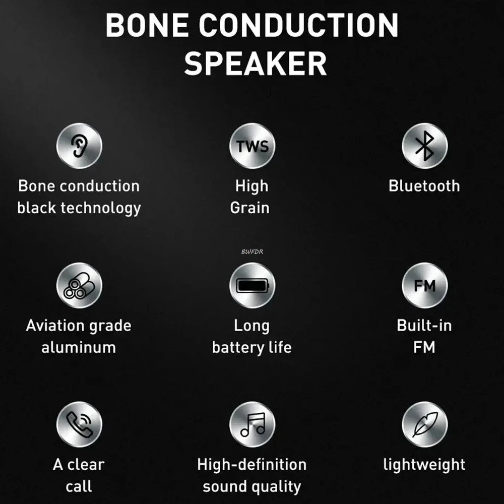 Mini Bone Conduction Speaker Wireless Bluetooth